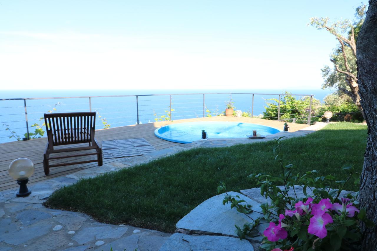 Fakistra'S Blue House Villa Tsagarada Bagian luar foto