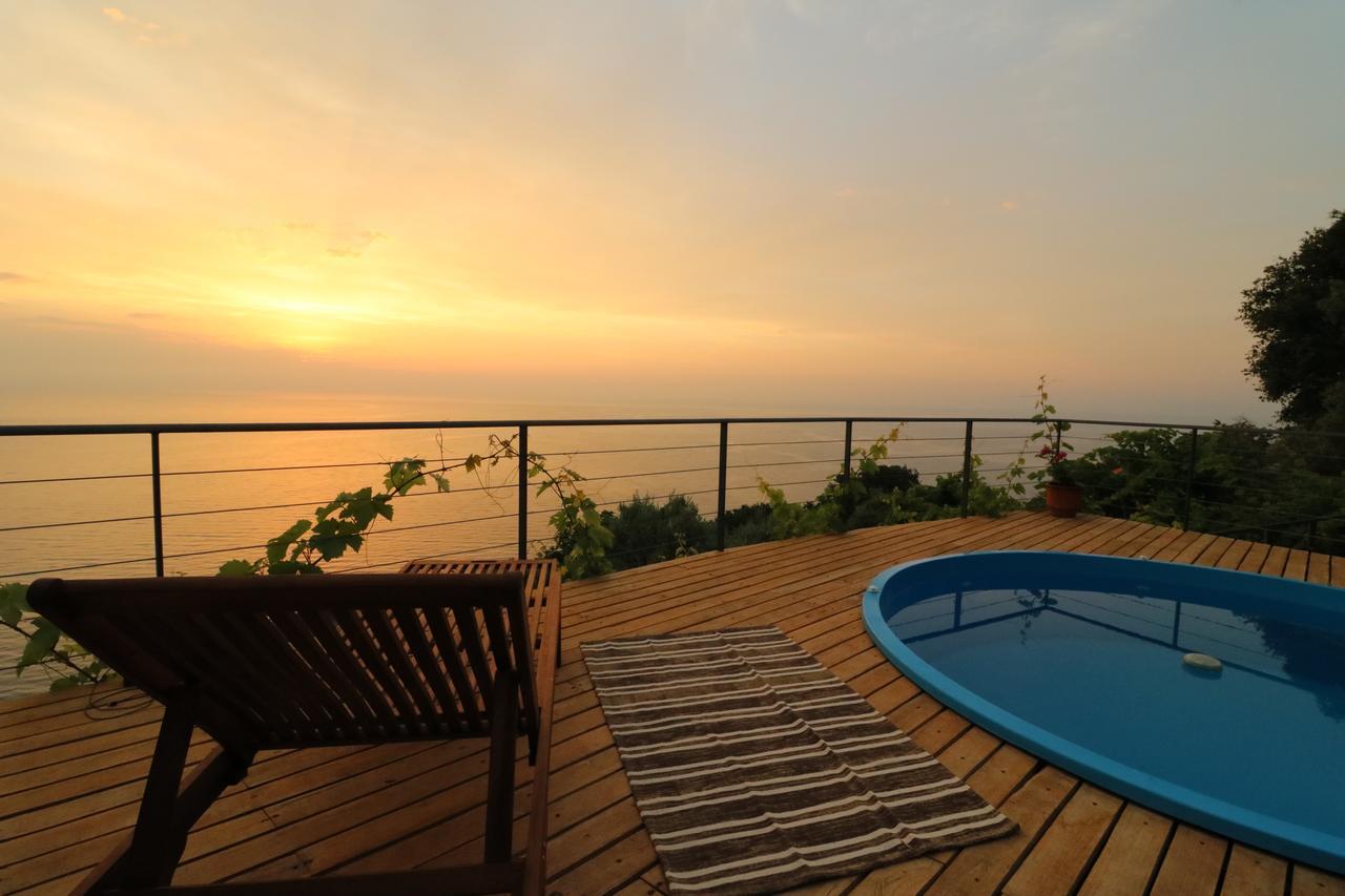 Fakistra'S Blue House Villa Tsagarada Bagian luar foto