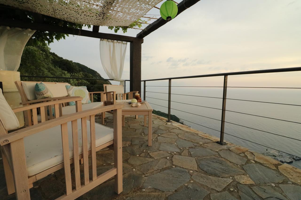Fakistra'S Blue House Villa Tsagarada Bagian luar foto